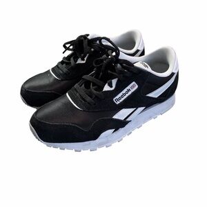 Reebok Kids Black and White Classic Sneakers